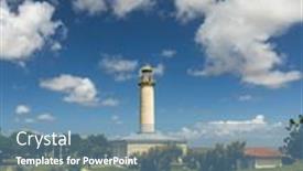  Presentation with lighthouse - Slide set featuring lighthouse-called-phare-de-richard background and a  colored foreground