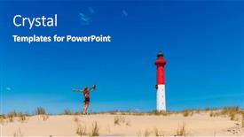  Presentation with nouvelle aquitaine - Presentation theme enhanced with lighthouse-de-la-coubre-palmyre background and a dark gray colored foreground