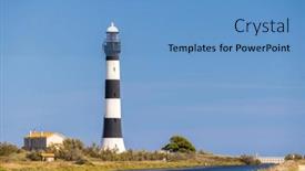  Presentation with lighthouse - PPT layouts consisting of lighthouse-faraman-salin-de-giraud background and a  colored foreground