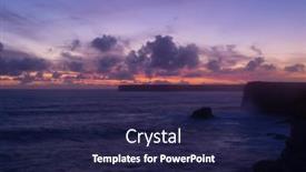  Presentation with lighthouse - Presentation theme consisting of lighthouse-on-cape-st-vincent background and a navy blue colored foreground