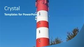  Presentation with german - Cool new PPT theme with lighthouse-on-the-german-north backdrop and a ocean colored foreground
