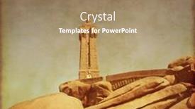  Presentation with granite - Slide set consisting of lighthouse-on-the-pink-granite background and a coral colored foreground