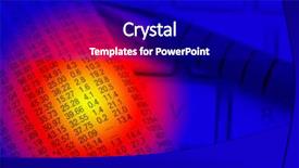  Presentation with effect - Slides with lighting effect applied to financial background and a black colored foreground