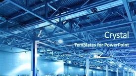  Presentation with lighting - Cool new slides with lighting factory - huge storehouse toned backdrop and a ocean colored foreground