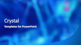  Presentation with concert hall organ - PPT theme having lighting in a concert hall background and a royal blue colored foreground