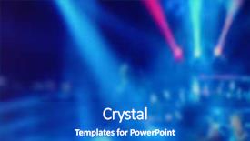  Presentation with concert hall organ - Slide deck consisting of lighting in a concert hall background and a teal colored foreground