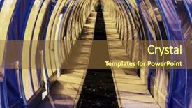  Presentation with blasting - Presentation design consisting of lighting tunnel background and a  colored foreground