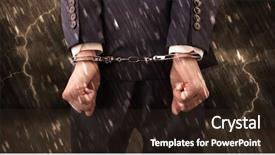  Presentation with bad - Slides having lightning arrester - stormy bad day concept background and a  colored foreground