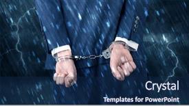  Presentation with bad - Beautiful slides featuring lightning arrester - stormy bad day concept backdrop and a  colored foreground