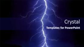  Presentation with dark blue - Presentation featuring lightning-thunder-dark-blue background and a navy blue colored foreground