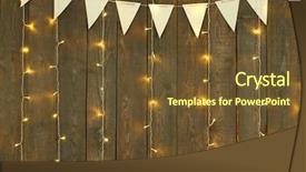  Presentation with triangle - PPT layouts featuring lights and flags abstract background and a  colored foreground