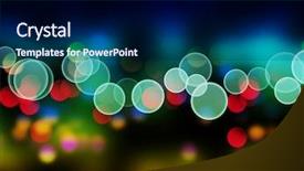  Presentation with sparkly bokeh lights pastel - Slide deck featuring lights as background on black background and a black colored foreground