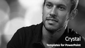  Presentation with black man fashion - PPT theme having lights background black and white background and a black colored foreground