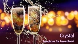  Presentation with splash - Slides enhanced with lights background celebration concept free background and a wine colored foreground