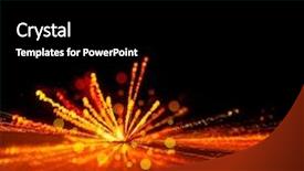  Presentation with firework - Cool new presentation theme with lights background festive firework abstract backdrop and a black colored foreground