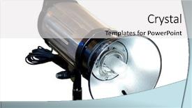  Presentation with lights camera action - Presentation having lights camera action - studio flash photography spotlight isolated background and a  colored foreground