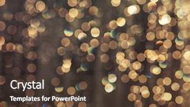  Presentation with festive - PPT layouts enhanced with lights festive background background and a tawny brown colored foreground