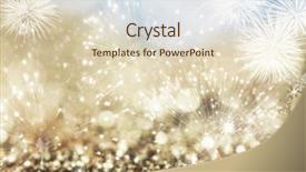  Presentation with blurred bokeh - Cool new presentation with lights magic holiday abstract glitter backdrop and a soft green colored foreground