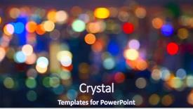  Presentation with city night - Audience pleasing PPT theme consisting of grass at sunset the photo is out of focus backdrop and a tawny brown colored foreground