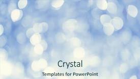  Presentation with blue lights - PPT theme consisting of lights on blue background background and a sky blue colored foreground