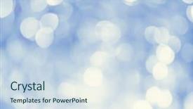  Presentation with blue lights - Theme enhanced with lights on blue background background and a sky blue colored foreground