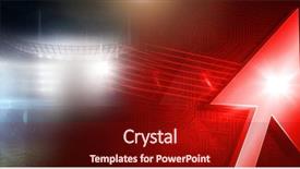  Presentation with light golden lights - Beautiful slides featuring lights transition effect with arrow backdrop and a tawny brown colored foreground