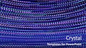  Presentation with light abstract - Beautiful slide deck featuring spinning light blue abstract backdrop and a navy blue colored foreground