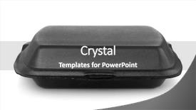  Presentation with food white - Beautiful PPT layouts featuring squares rectangles - front view of black styrofoam backdrop and a dark gray colored foreground