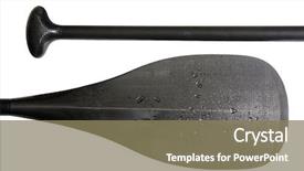  Presentation with water droplets - Cool new PPT theme with lightweight carbon fiber paddle backdrop and a violet colored foreground