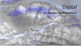  Presentation with texture - Presentation theme with lilac and blue fluorite texture background and a  colored foreground