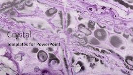  Presentation with texture - Slide deck enhanced with lilac-and-grey-rhyolite-texture background and a  colored foreground