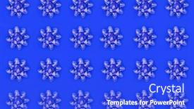  Presentation with birthday greetings - Audience pleasing slide set consisting of lilac-bow-repeat-pattern backdrop and a cobalt blue colored foreground