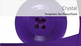  Presentation with thread - Slide deck enhanced with lilac buttons with a thread isolated on a white background background and a white colored foreground