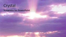  Presentation with stormy sky and dark clouds - PPT layouts enhanced with lilac sky background with clouds background and a light blue colored foreground