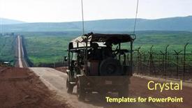  Presentation with soldiers - Audience pleasing PPT theme consisting of lilach-march-28-israeli-army backdrop and a tawny brown colored foreground