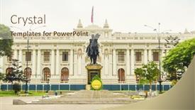  Presentation with congress - PPT theme enhanced with lima-peru-may-24-2014 background and a cream colored foreground