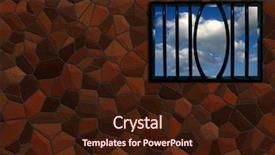  Presentation with escape rooms - Cool new presentation theme with limbo - escape conception - twisted grating backdrop and a  colored foreground