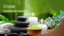  Presentation with lime - Beautiful PPT theme featuring lime and toning sea crystal backdrop and a tawny brown colored foreground