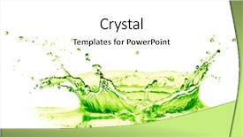  Presentation with lemon lime - Cool new presentation theme with lime drink splash on white backdrop and a  colored foreground