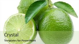  Presentation with lemon lime - Presentation theme having lime with section background and a yellow colored foreground