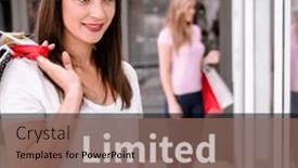  Presentation with time - Presentation theme with limited-time-text-over-smiling and a coral colored foreground