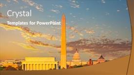  Presentation with lincoln - Amazing presentation having lincoln-memorial-washington-monument backdrop and a seafoam green colored foreground