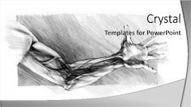  Presentation with human - PPT theme consisting of candle and incense stick isolated on white background background and a pink colored foreground