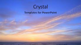  Presentation with sky and rock abstract - Slide deck with line at punakaiki new zeland background and a cobalt blue colored foreground