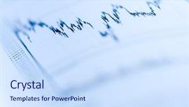  Presentation with blue line - Slides with line chart - change curve in blue color background and a sky blue colored foreground