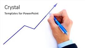  Presentation with hand drawn cartoon of sports - PPT layouts with line chart - hand drawing diagram isolated background and a white colored foreground