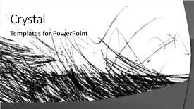  Presentation with paper line - Audience pleasing presentation design consisting of line drawing - scratched grunge paper background backdrop and a white colored foreground