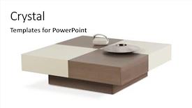  Presentation with furniture design - Slide set with line modern design straight lines background and a white colored foreground