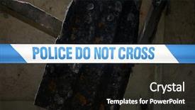  Presentation with british - Presentation theme with line of british police background and a wine colored foreground