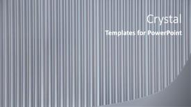  Presentation with pattern - Presentation having line-pattern-silver-aluminum-fence background and a gray colored foreground